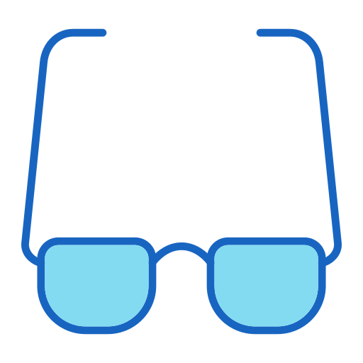 Eyeglass Generic color lineal-color icon