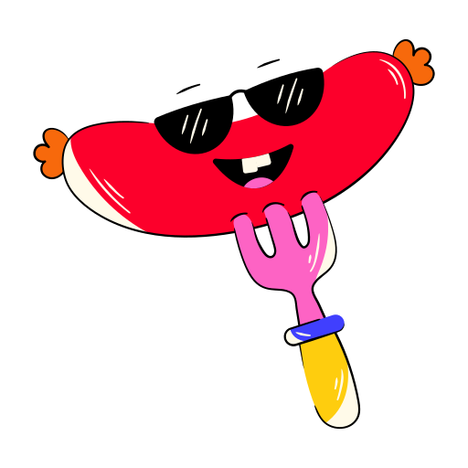 Hotdog Generic color hand-drawn icon