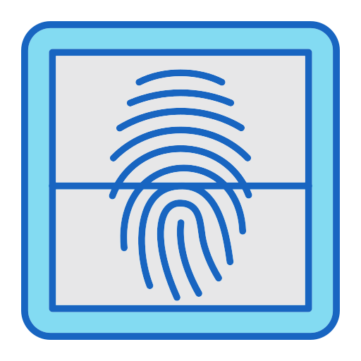 Fingerprint scanner Generic color lineal-color icon