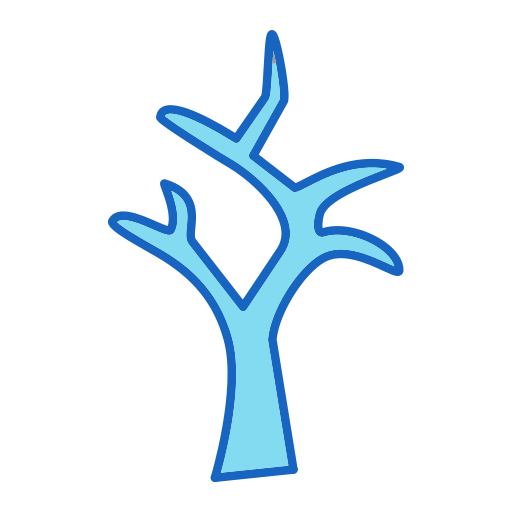 Сухое дерево Generic color lineal-color иконка