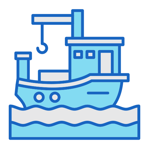 barco de pesca Generic color lineal-color icono