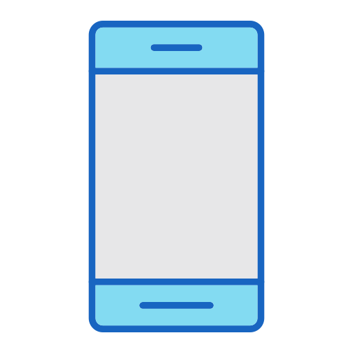 携帯電話 Generic color lineal-color icon