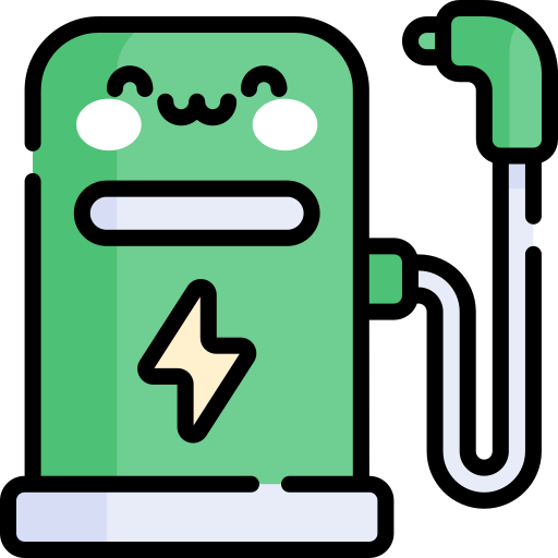 charging station Kawaii Lineal color icon