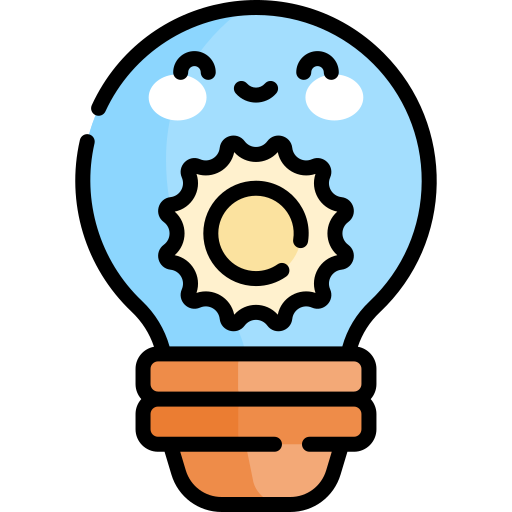 Clean energy Kawaii Lineal color icon