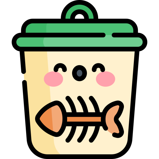 Food waste Kawaii Lineal color icon