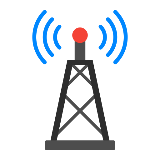 antenna radiofonica Generic color fill icona