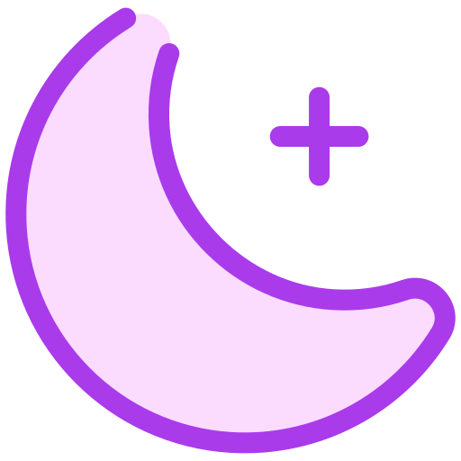 Moon Generic color lineal-color icon