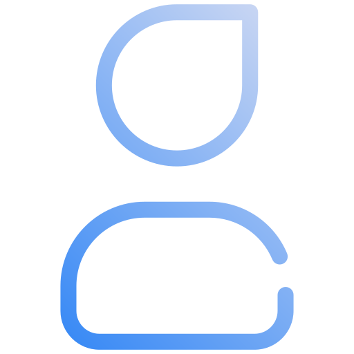 użytkownik Generic gradient outline ikona