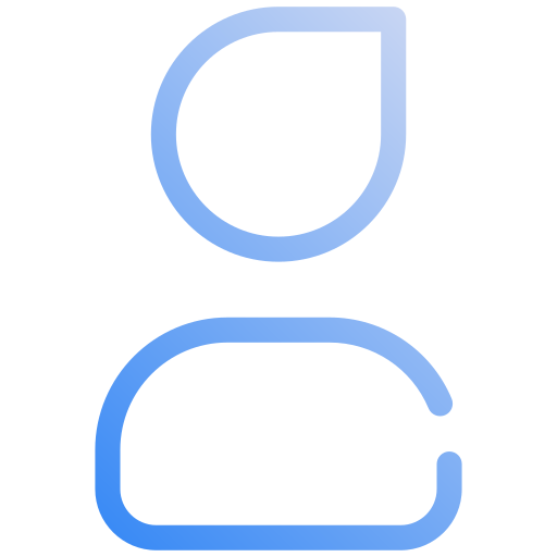 User Generic gradient outline icon