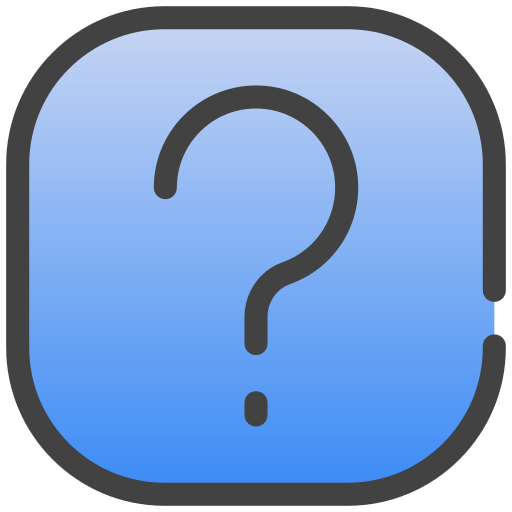 Question Generic gradient lineal-color icon