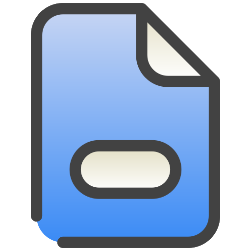 documento Generic gradient lineal-color icono