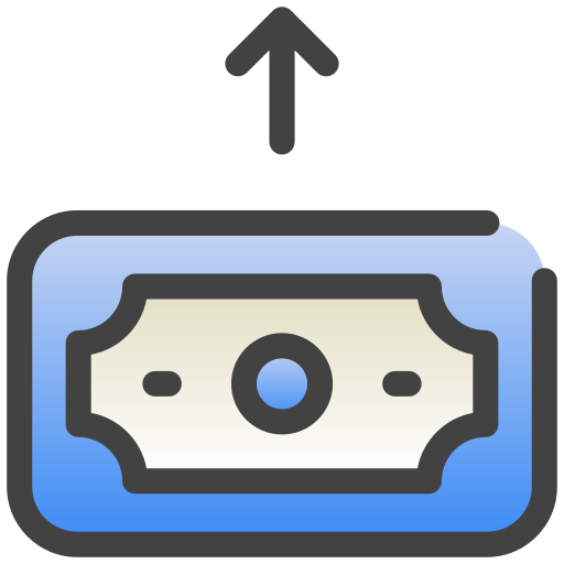 dinero Generic gradient lineal-color icono