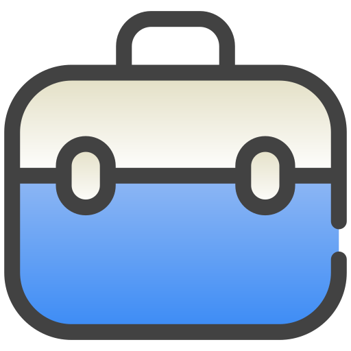 maleta Generic gradient lineal-color icono