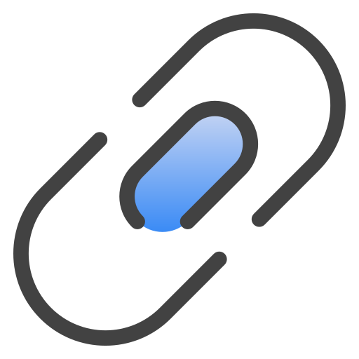 Link Generic gradient lineal-color icon