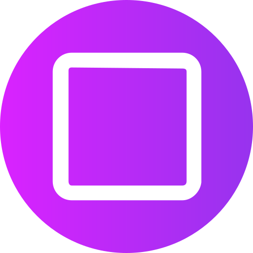 quadrat Generic gradient fill icon