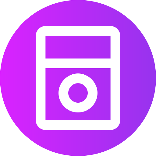 stereo Generic gradient fill icon