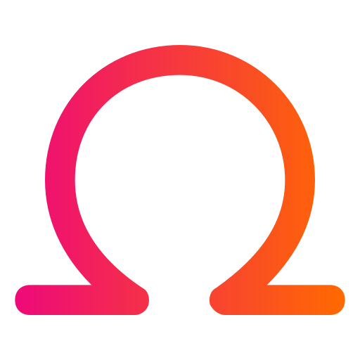 Symbol Generic gradient outline icon