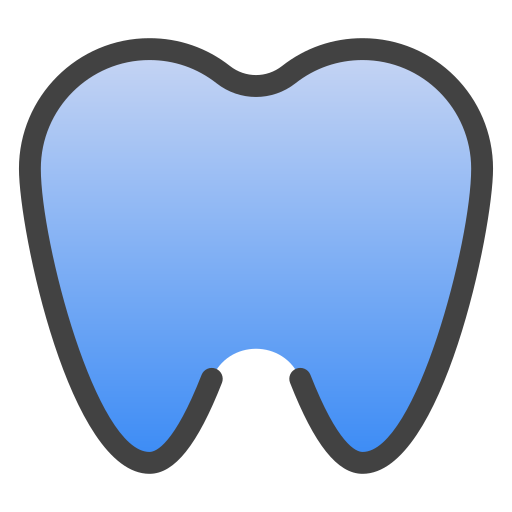 diente Generic gradient lineal-color icono
