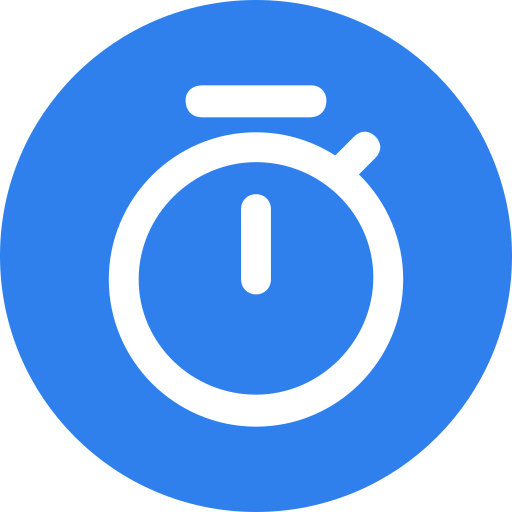 stopwatch Generic color fill icoon