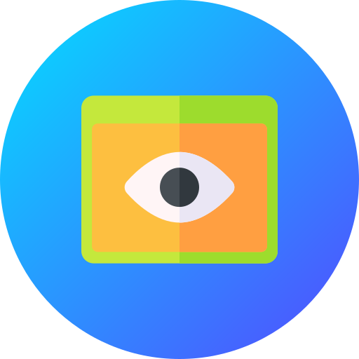 ojo Generic color fill icono