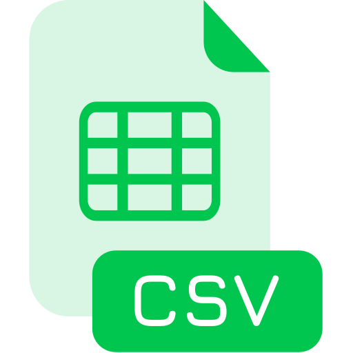 csv Generic color fill icon