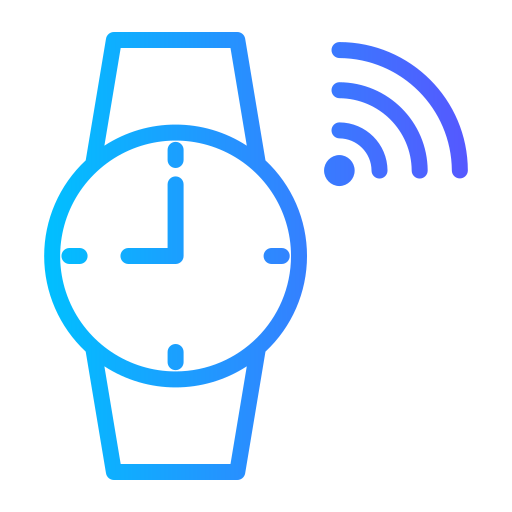 reloj inteligente Generic gradient fill icono