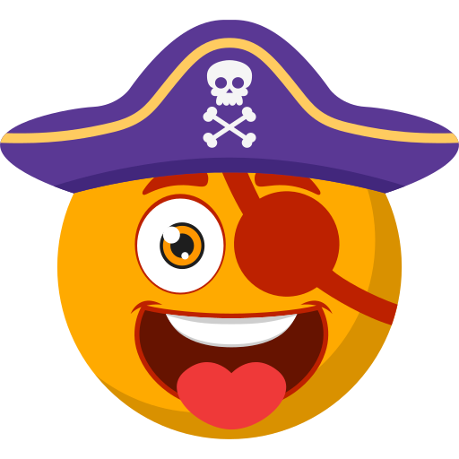 pirata Generic color fill icona