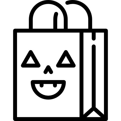 torba na cukierki na halloween Special Lineal ikona