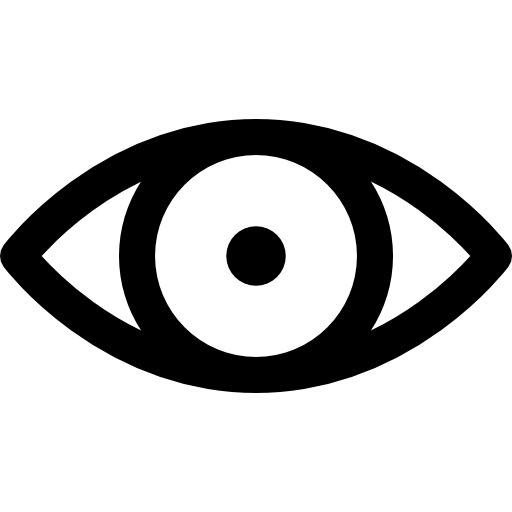 Eye Curved Lineal icon