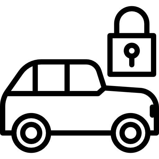 안전한 차 Special Lineal icon