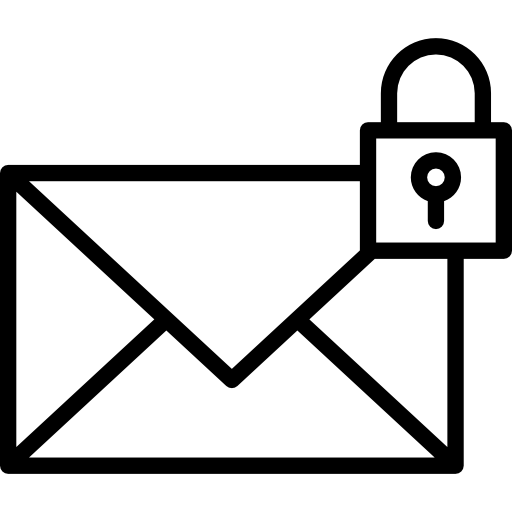 correo seguro Special Lineal icono