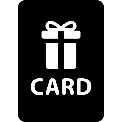 carta regalo  icona