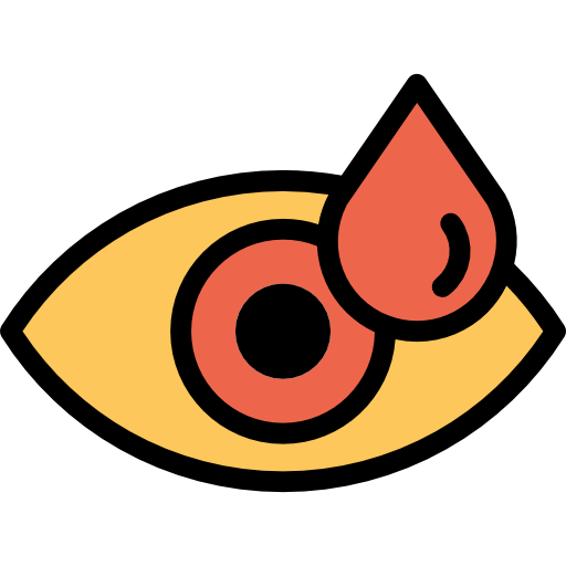 bindehautentzündung Kiranshastry Lineal Color Orange icon