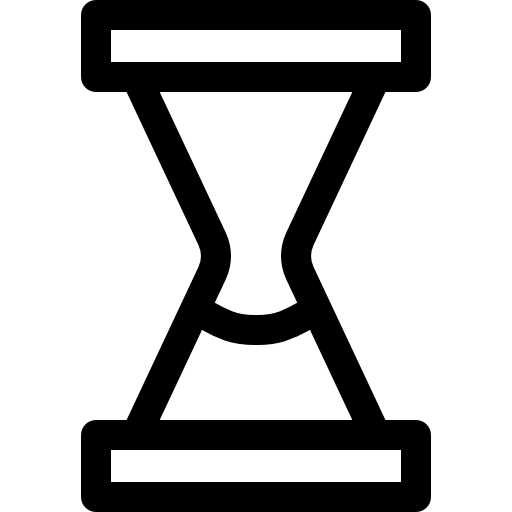 sanduhr Basic Rounded Lineal icon