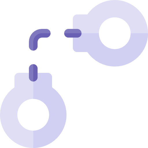 Handcuffs Basic Rounded Flat icon
