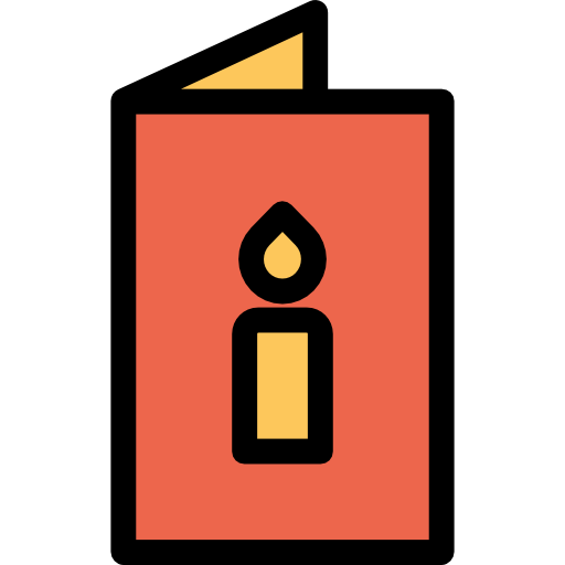 誕生日の招待状 Kiranshastry Lineal Color Orange icon