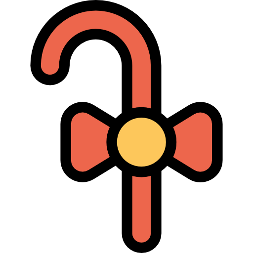 キャンディケイン Kiranshastry Lineal Color Orange icon