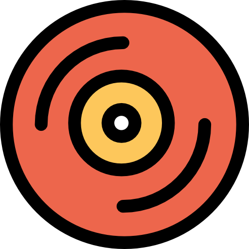 vinyl Kiranshastry Lineal Color Orange icon