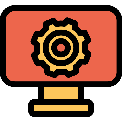 モニター Kiranshastry Lineal Color Orange icon