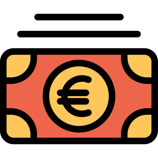 geld Kiranshastry Lineal Color Orange icon