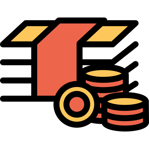 Money Kiranshastry Lineal Color Orange icon