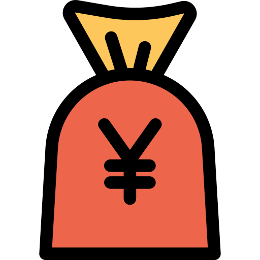 Money bag Kiranshastry Lineal Color Orange icon