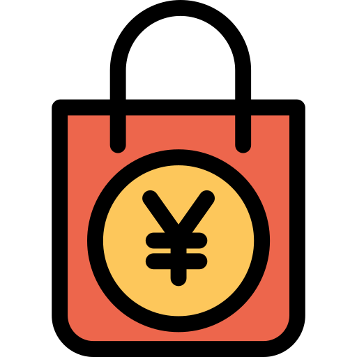 쇼핑백 Kiranshastry Lineal Color Orange icon