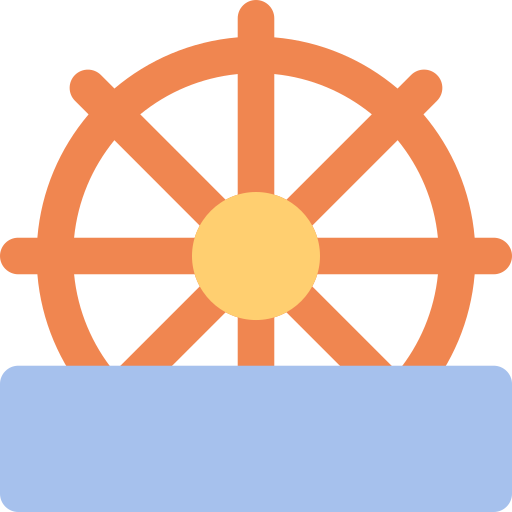 水車 Generic color fill icon
