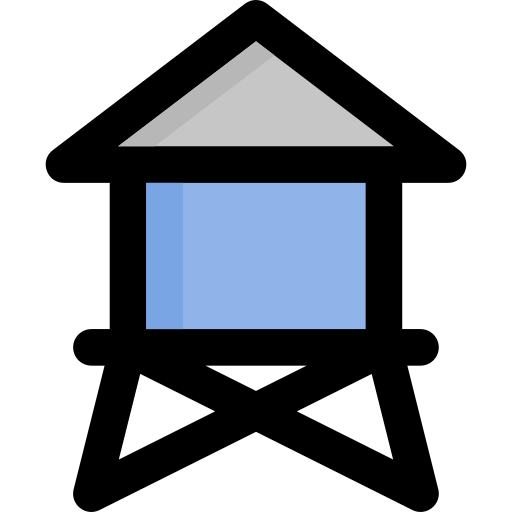 급수탑 Generic color lineal-color icon