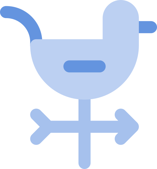 Weather vane Generic color fill icon