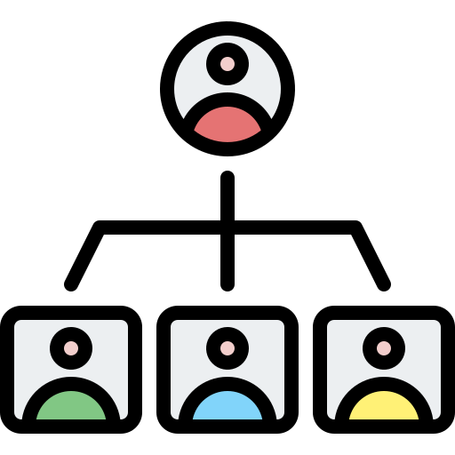 gerarchia Generic color lineal-color icona
