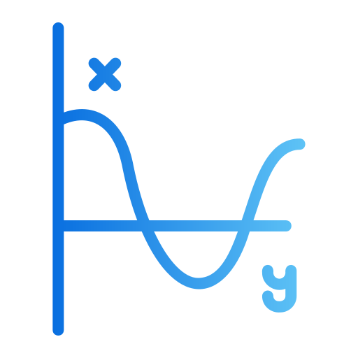 cosinus Generic gradient outline icoon