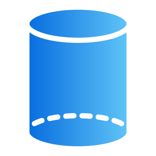 cylinder Generic gradient fill ikona