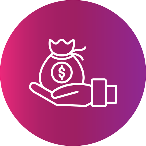 Money bag Generic gradient fill icon